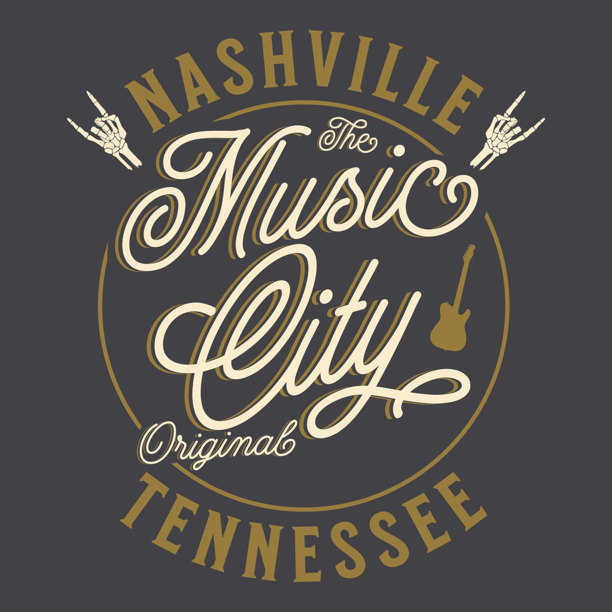 Original Nashville Tee Pepper Design