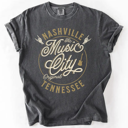 Original Nashville Tee Pepper Mockup