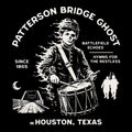 Patterson Ghost Tee Design Black