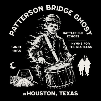 Patterson Ghost Tee Black Design
