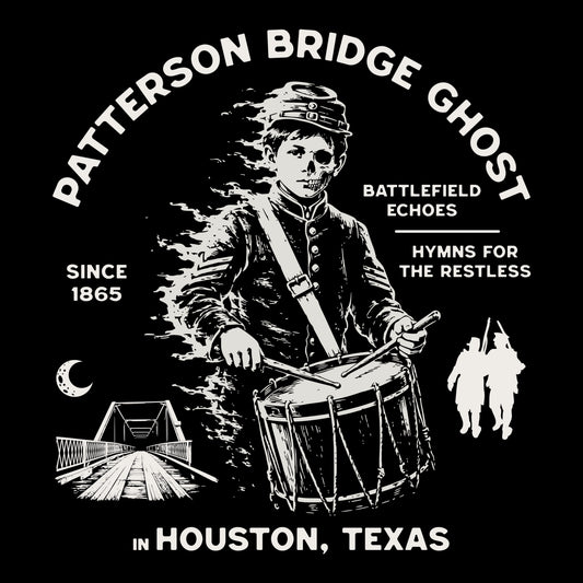 Patterson Ghost Tee Black Design