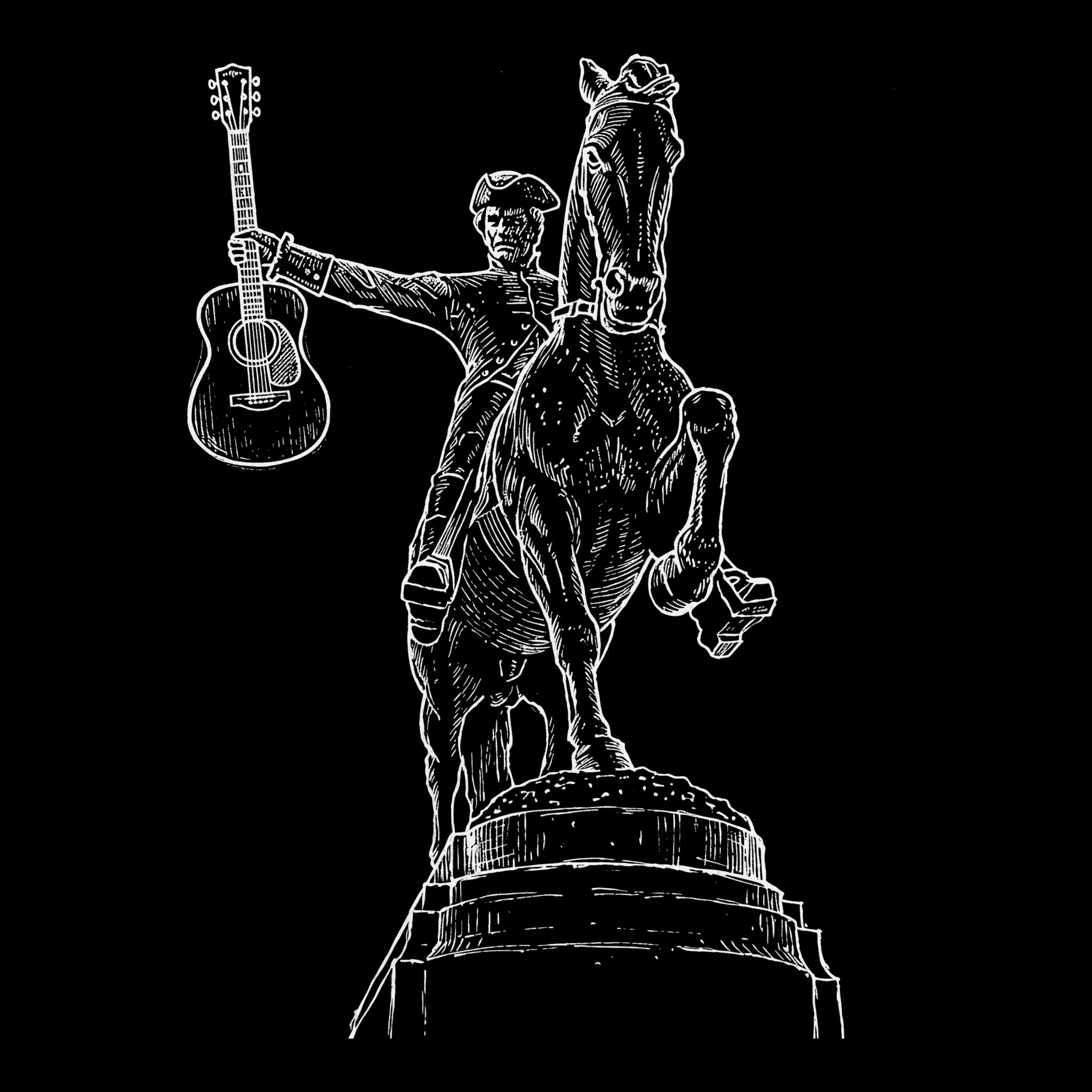 Paul Revere Tee Design Black