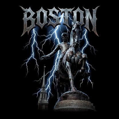 Paul Revere Tee Black Design