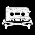 Penn. Cassette Tee Black Design