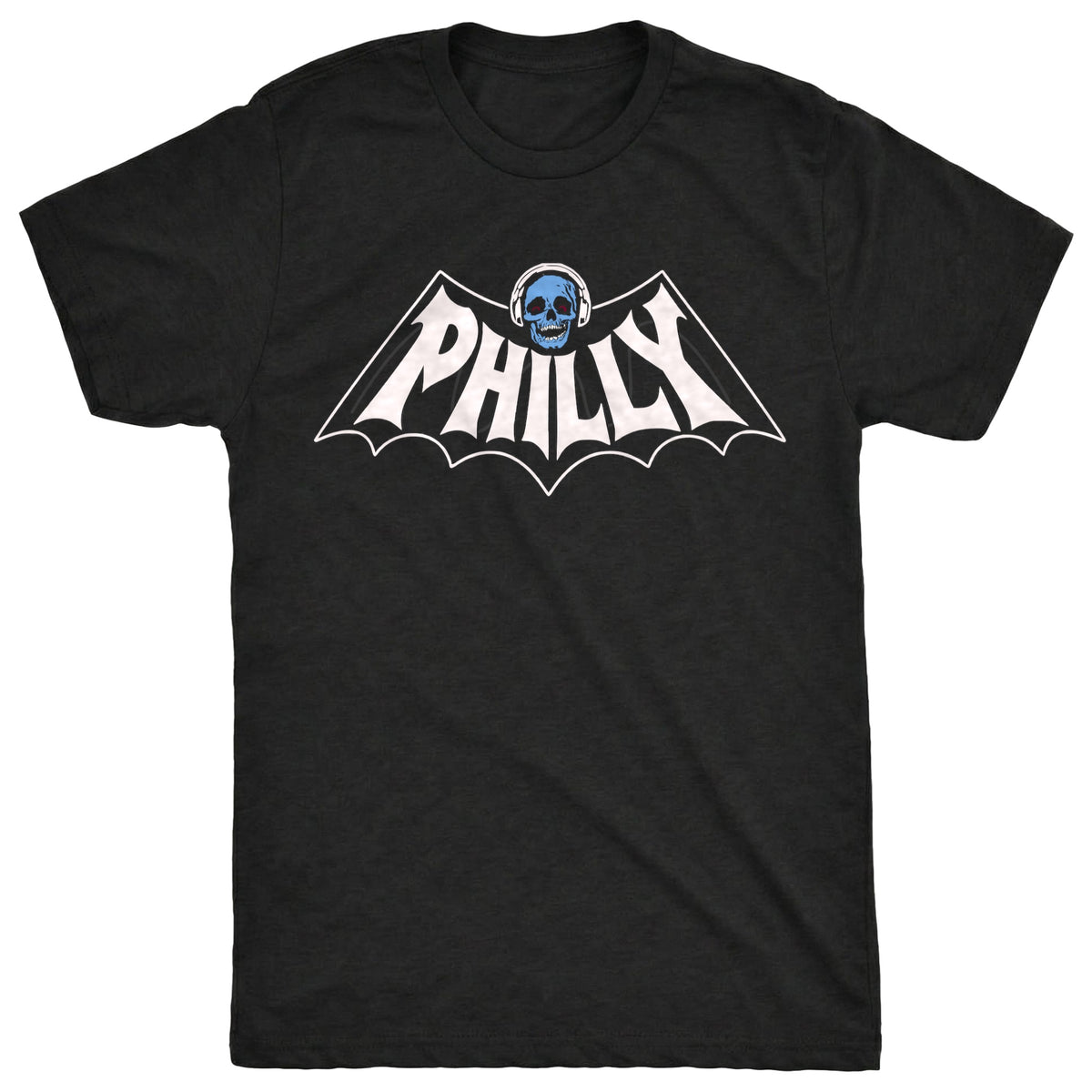 Philly Bat Tee Black Mockup