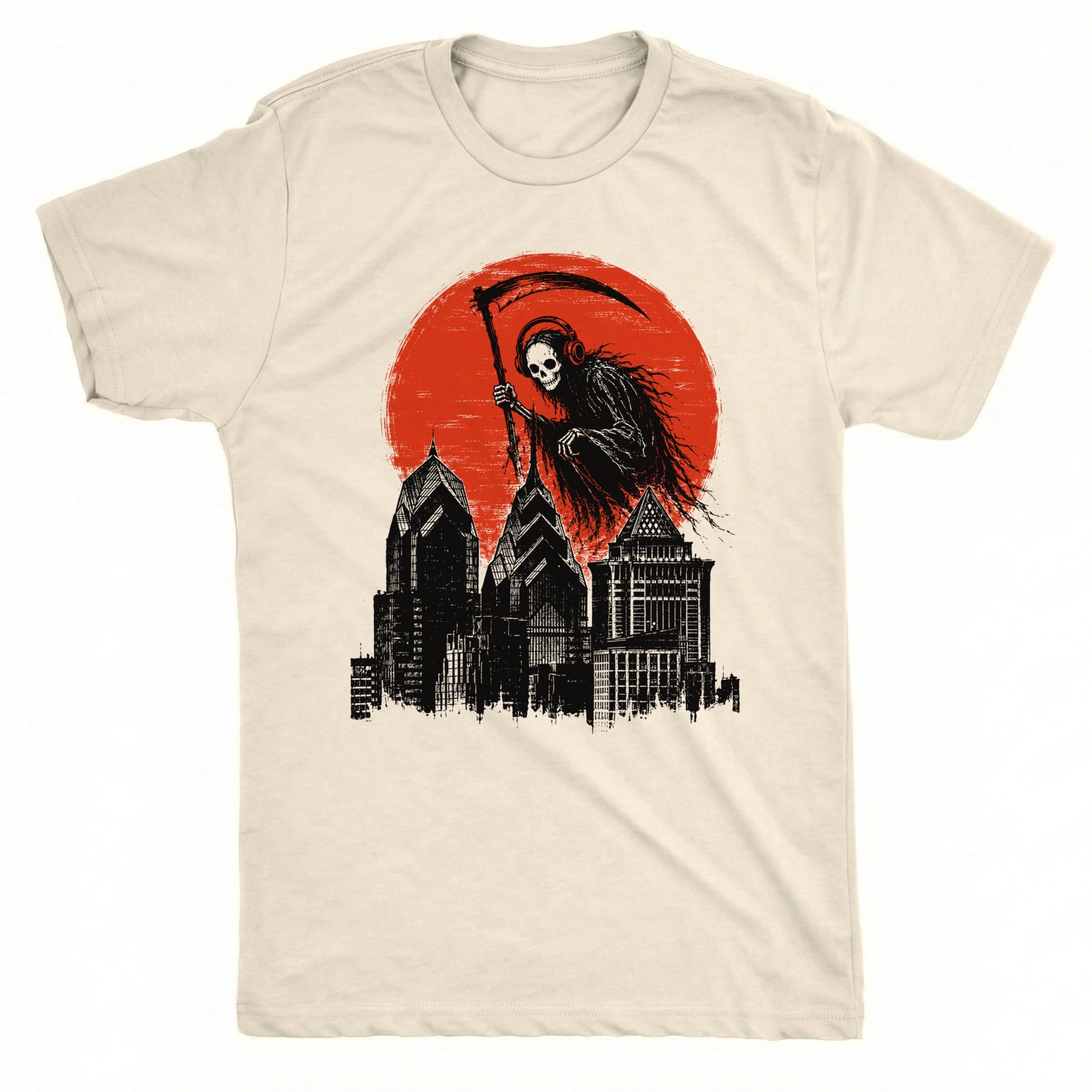 Philly Reaper Tee Natural Mockup