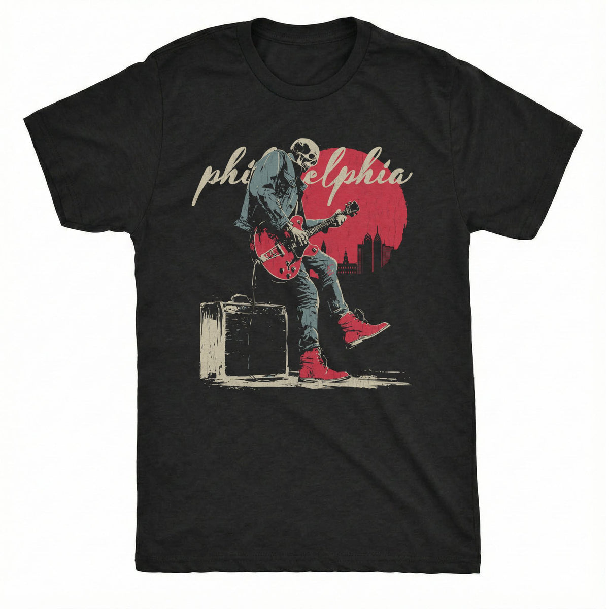 Philly Sunset Tee | Classic Tee Black