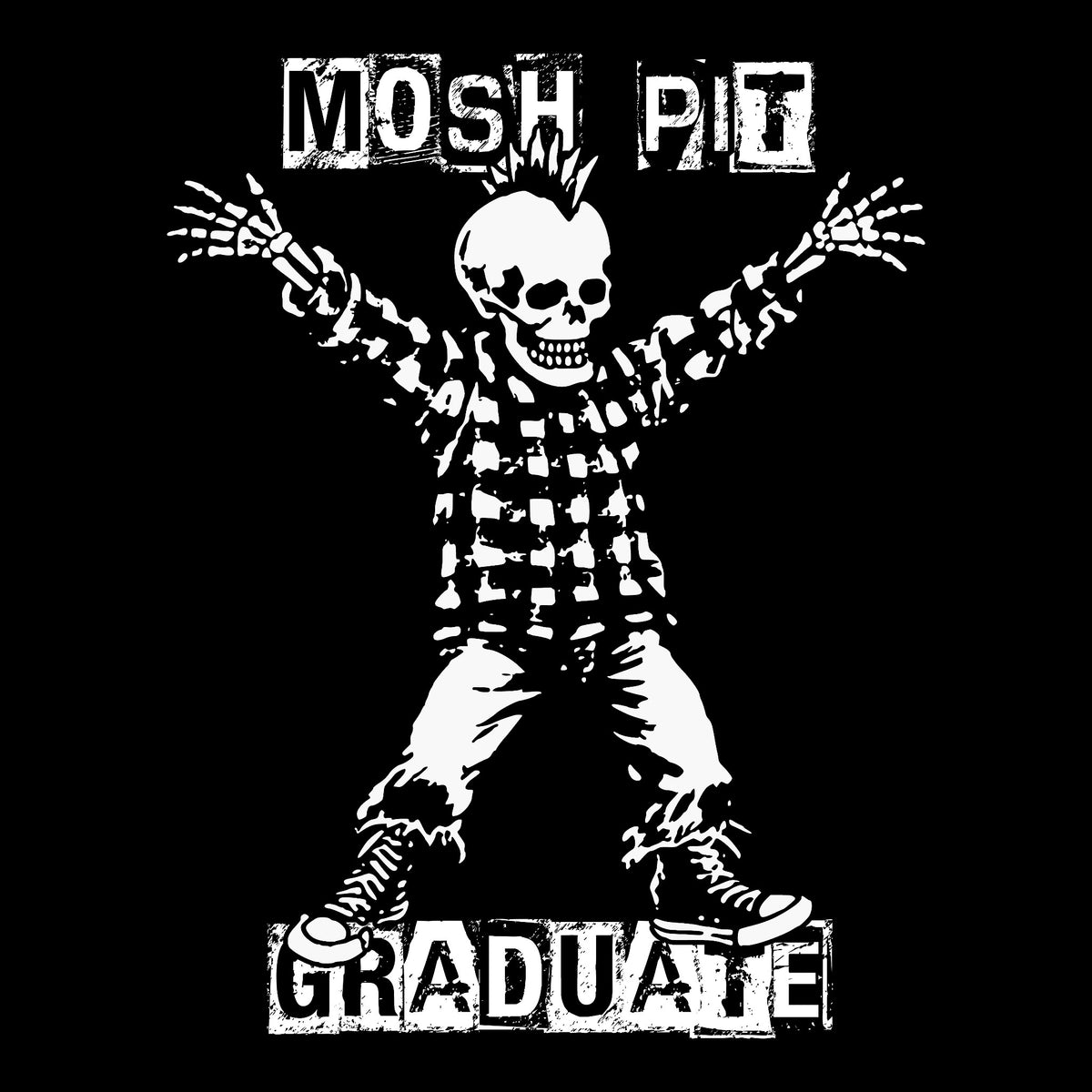 Pit Grad Tee Black Design