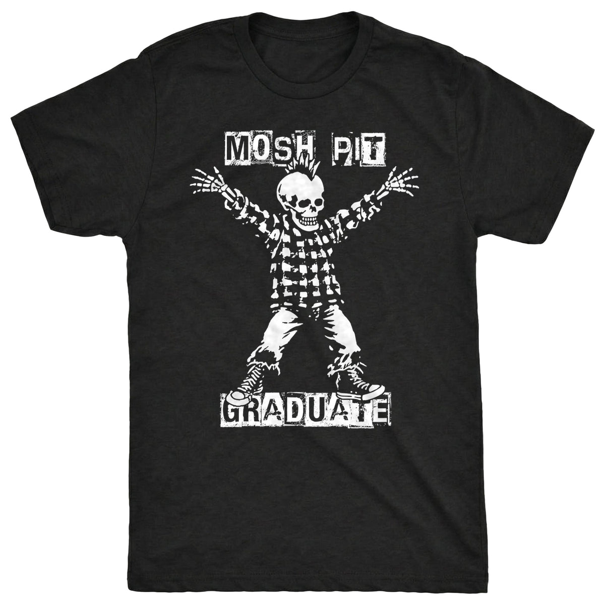 Pit Grad Tee Black Mockup