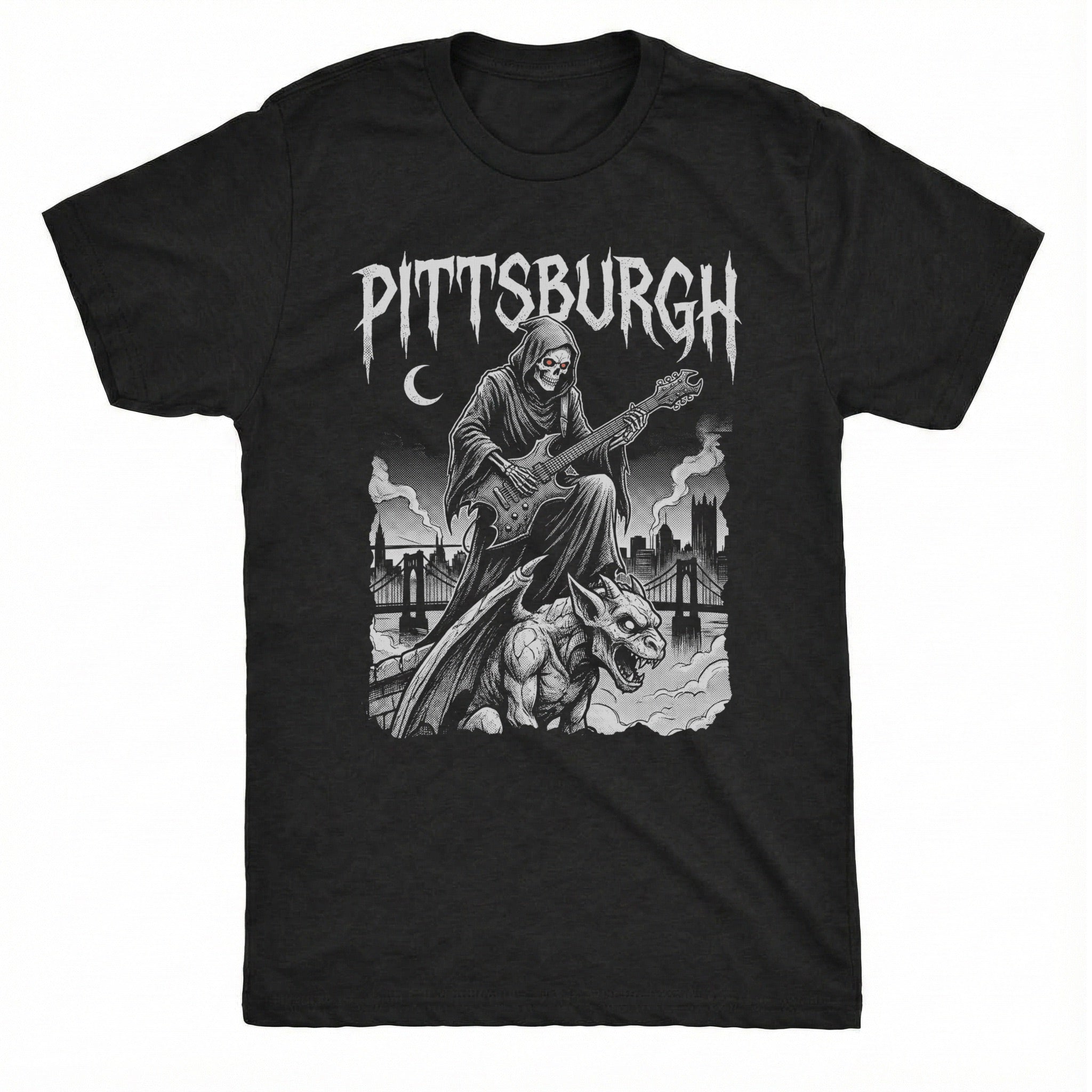 Pitt Reaper Tee Black Mockup