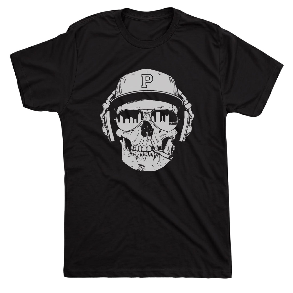 Pittsburgh Smile Tee Black Mockup