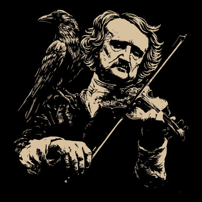 Poe Fiddle Tee Black Design