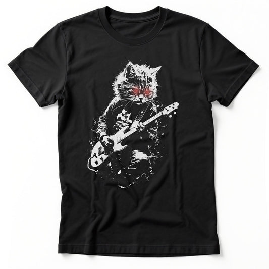 Possessed Cat Tee | Comfort Colors® 1717 Black