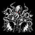 Possessed Octopus Tee Black Design