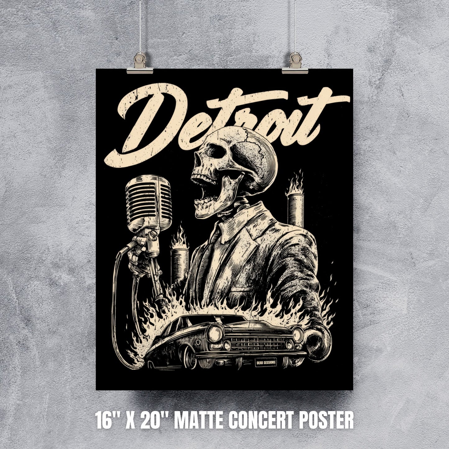 Detroit Concert Poster