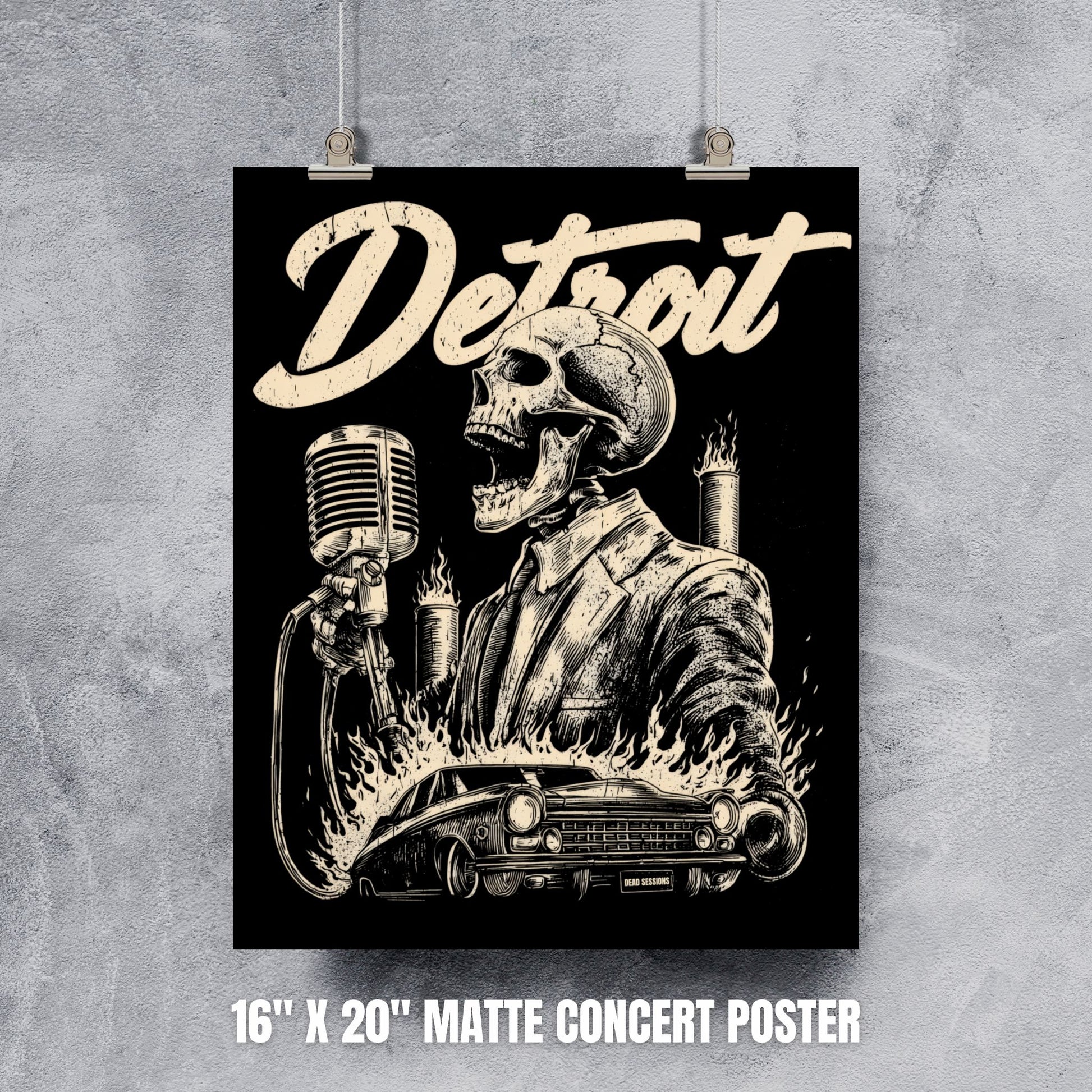 Detroit Concert Poster