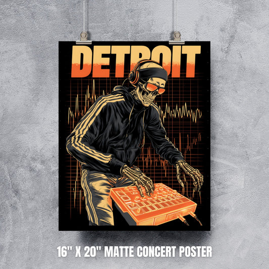 Detroit Techno Poster