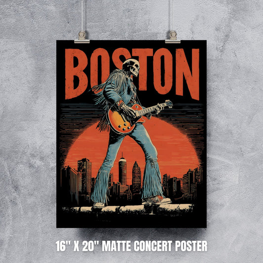 Boston Skyline Poster