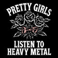 Pretty Girls Tee Black Design