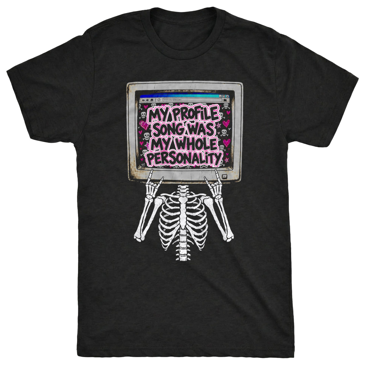 Profile Song Tee Black Mockup
