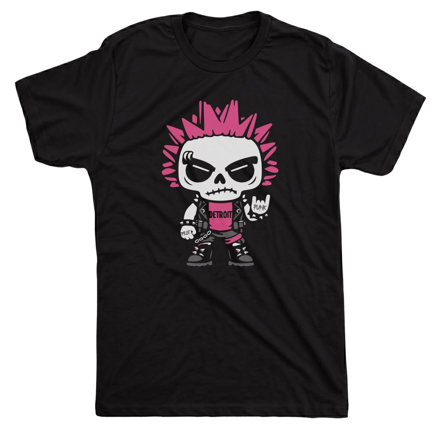 Proto Punk Tee Black Mockup