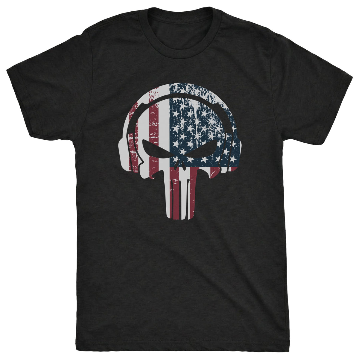 Punimerica Tee Black Mockup