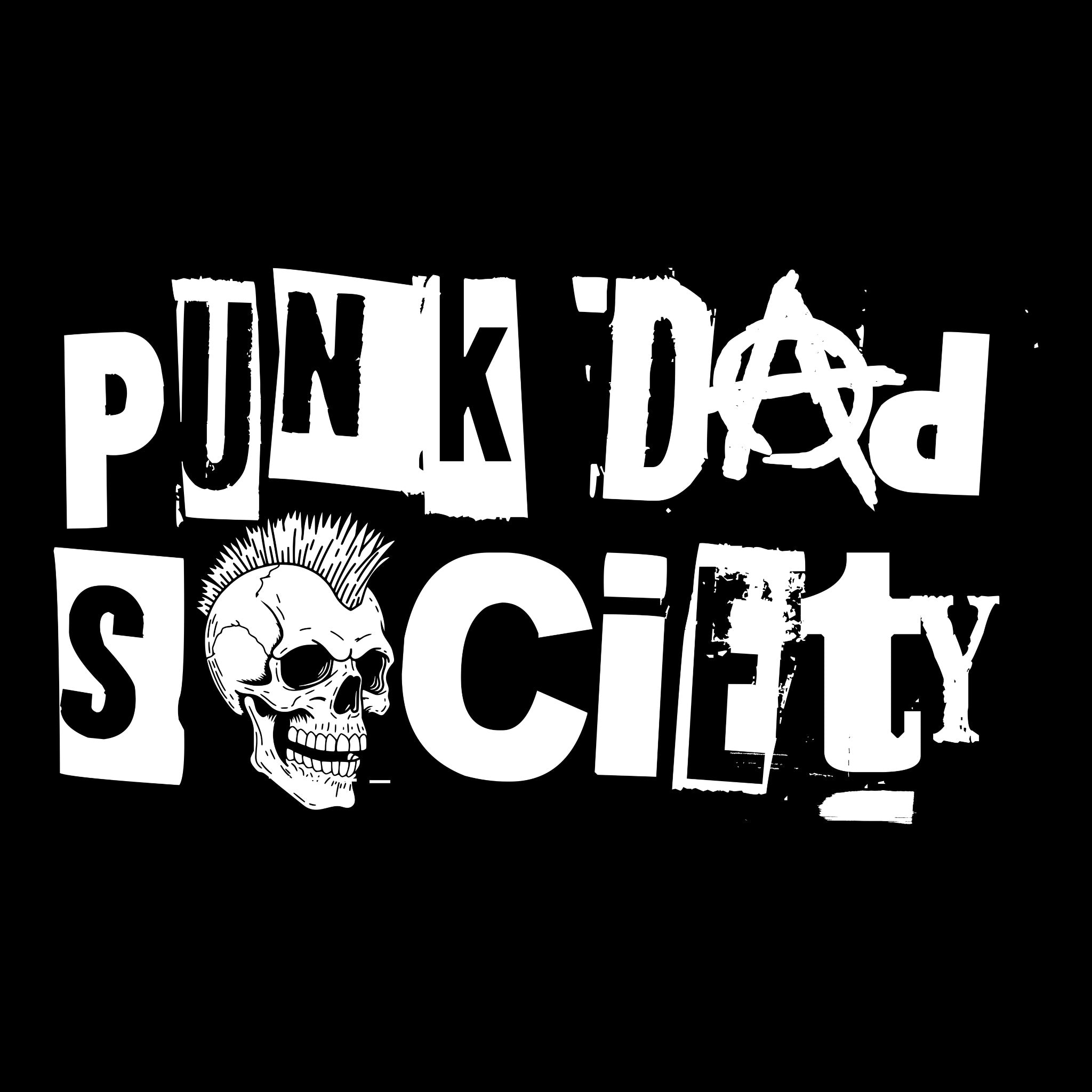 Punk Dad Tee Black Design