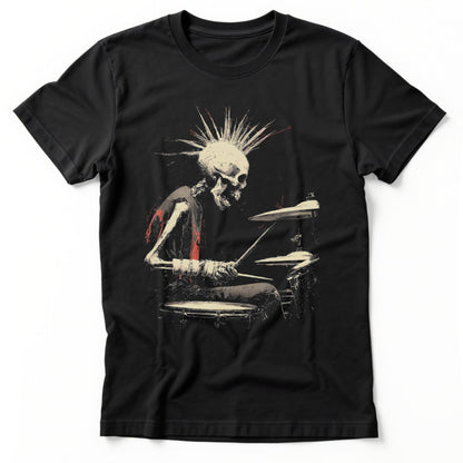 Punk Drummer T-Shirt | Comfort Colors® 1717 Black