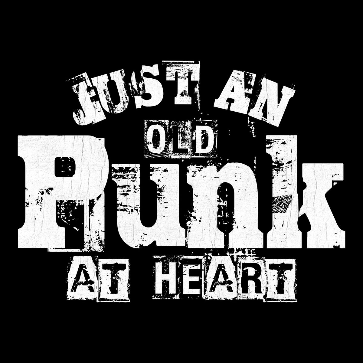 Punk at Heart Tee Black Design