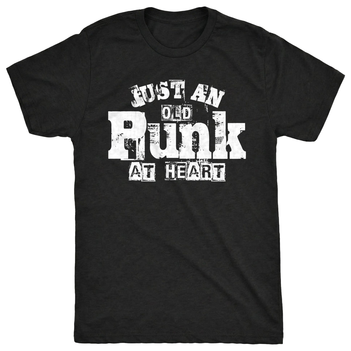 Punk at Heart Tee Black Mockup