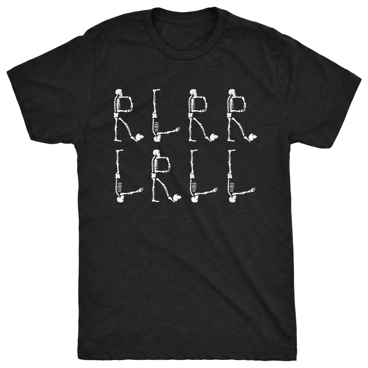 RLRR LRLL Tee Black Mockup
