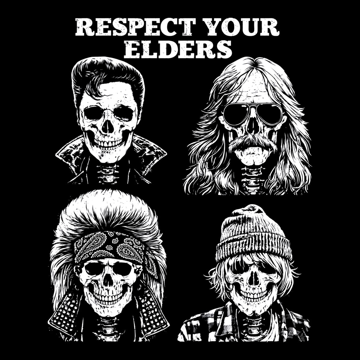 ROY Tee Black Design