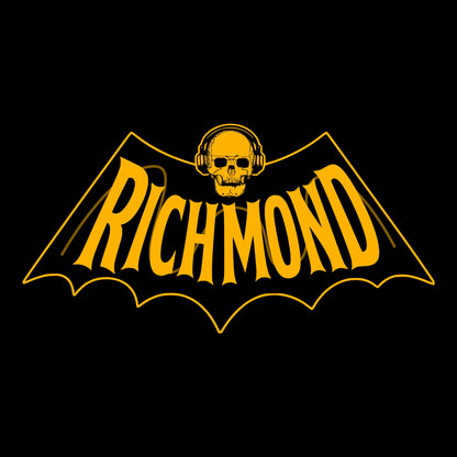 RVA Bat Tee Black Design