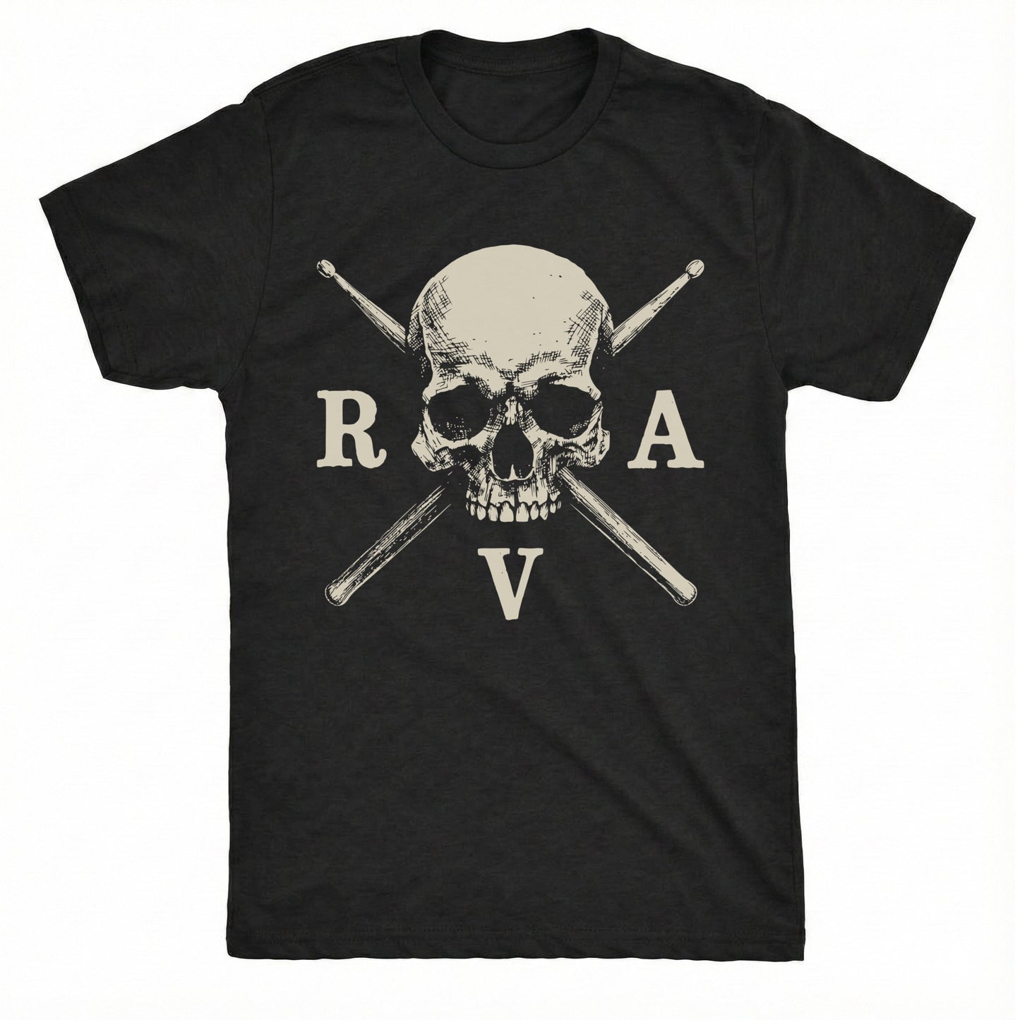 RVA Cross Tee Black Mockup