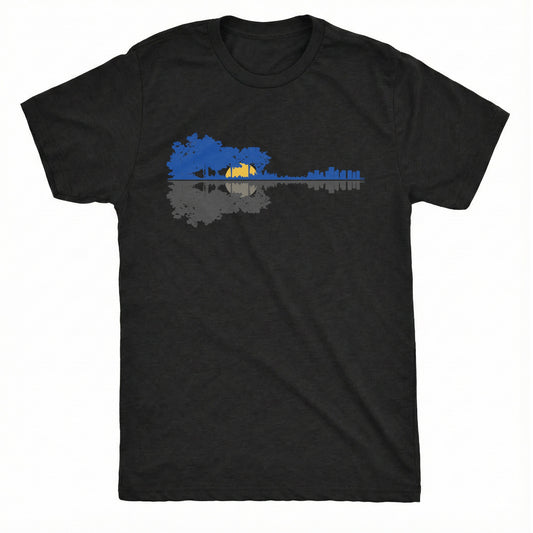 RVA Reflection Tee Black Mockup