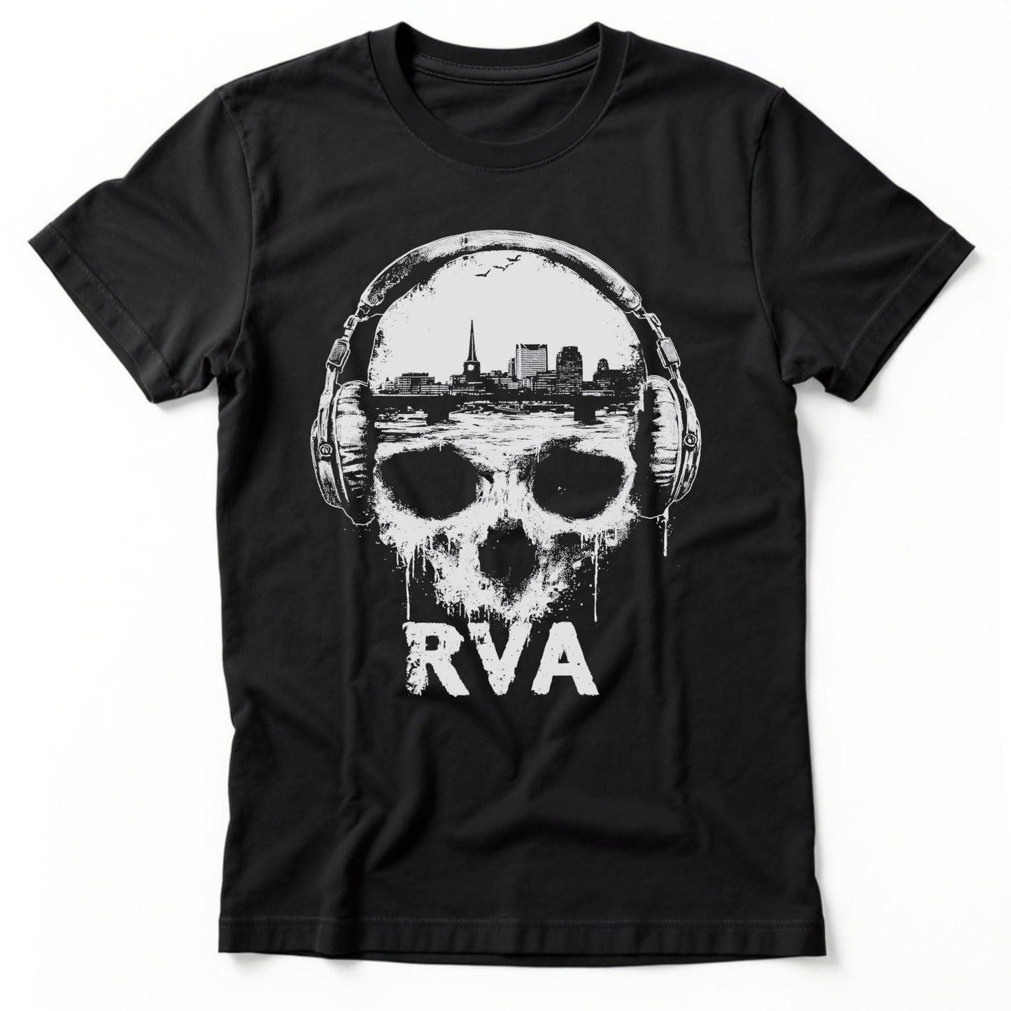 RVA Skull T-Shirt | Classic Tee Black