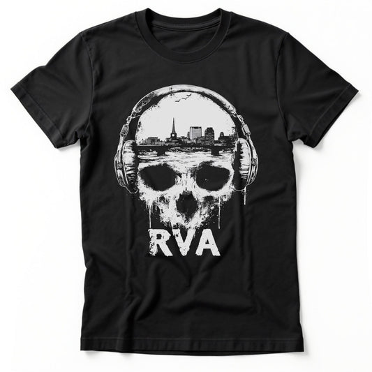 RVA Skull T-Shirt | Classic Tee Black