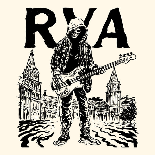 RVA Bassist T-Shirt Design