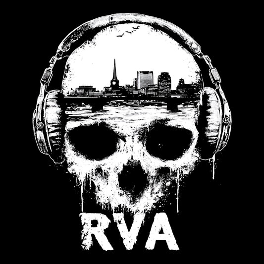 RVA Skull T-Shirt Design