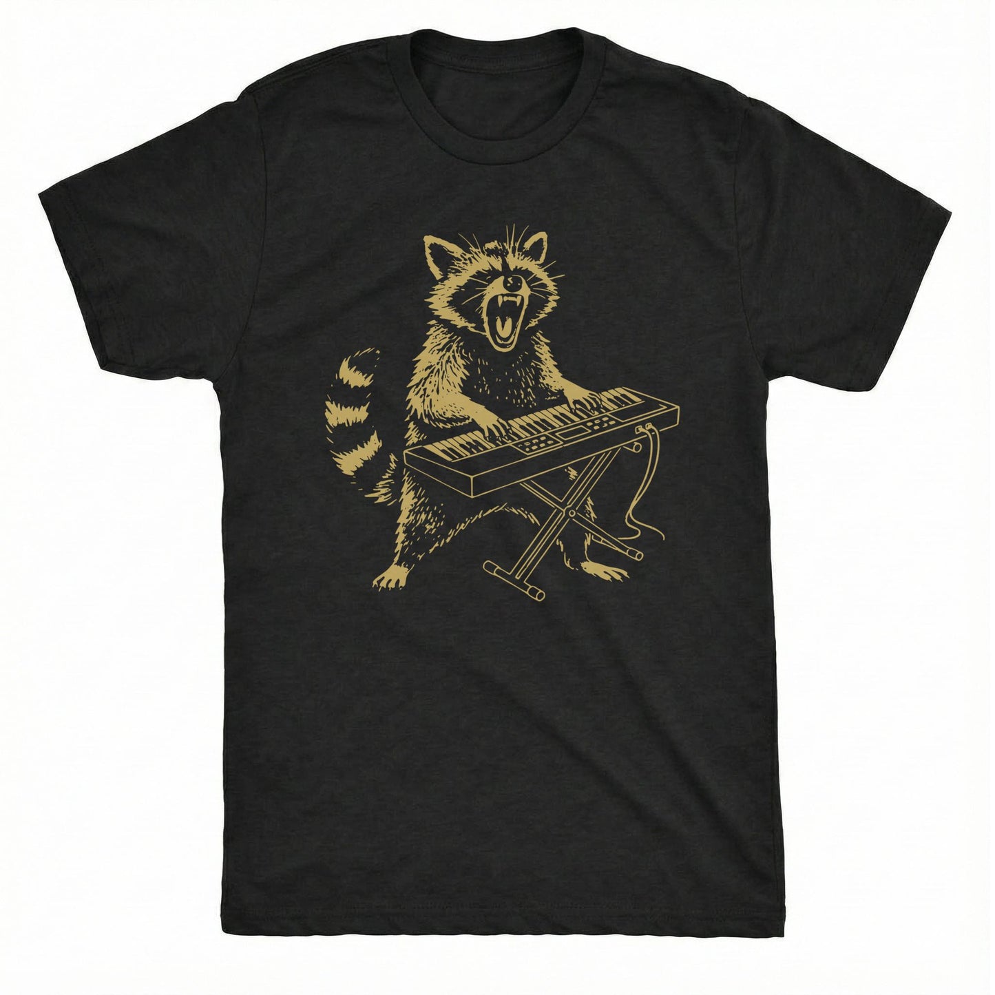 Raccoon Keys Tee | Classic Tee Black