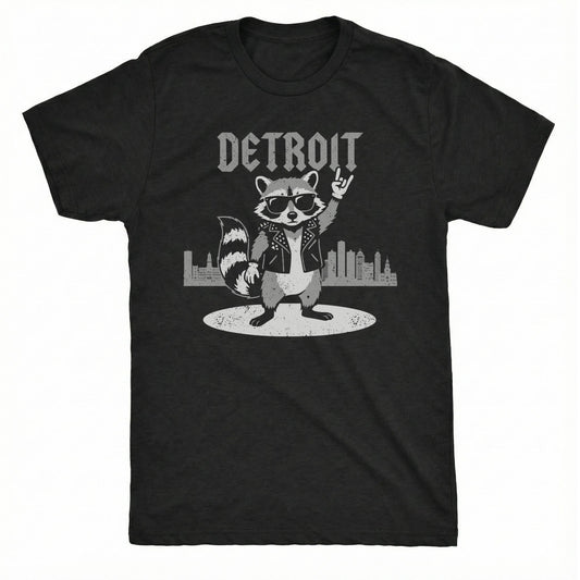 Raccoon Rock Tee | Classic Tee Black