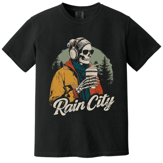 Rain City Tee | Comfort Colors® 1717 Black