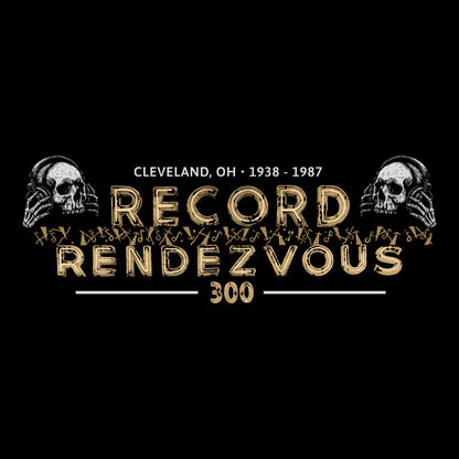 Record Rendezvous Tee Black Design