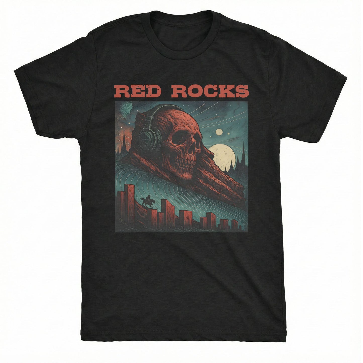 Red Rocks T-Shirt | Classic Tee Black