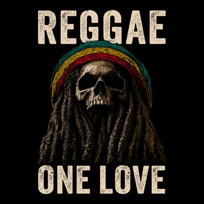 Reggae Tee Black Design