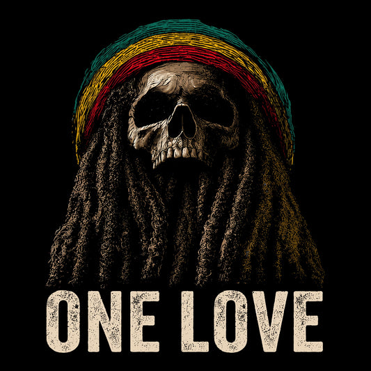 Reggae Tee Design Black