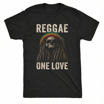 Reggae Tee Black Mockup