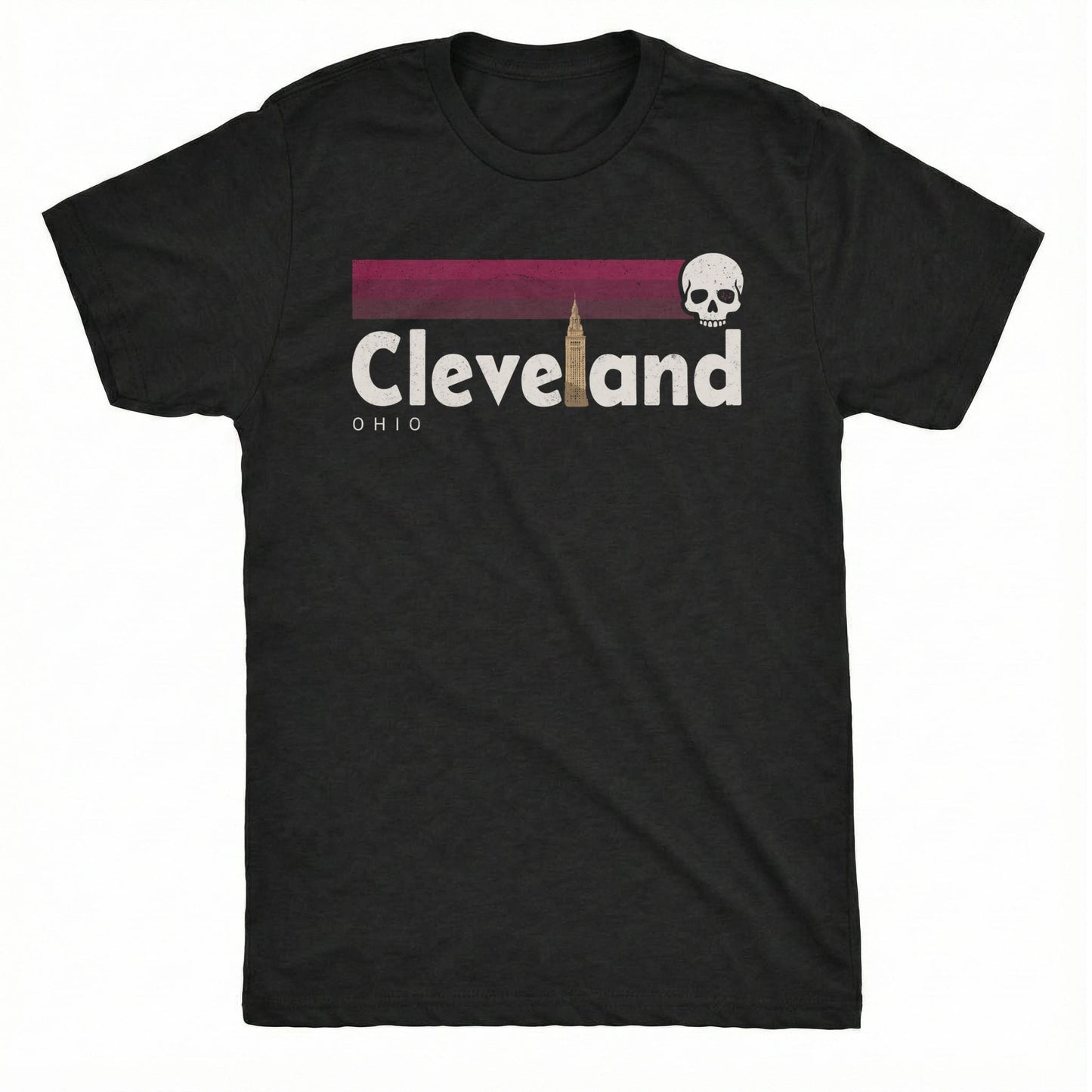 Retro Cleveland Tee | Classic Tee Black
