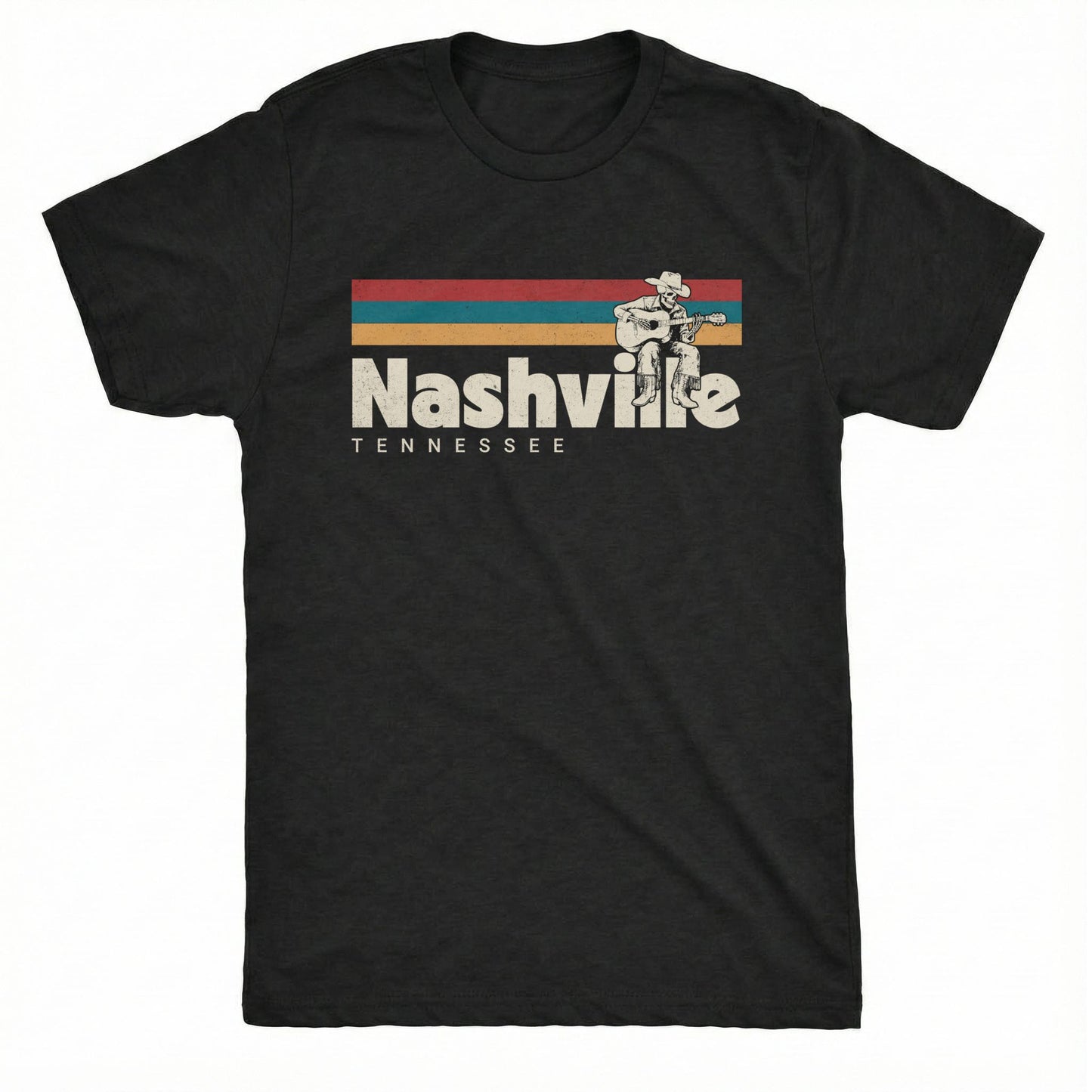 Retro Nashville Tee | Classic Tee black