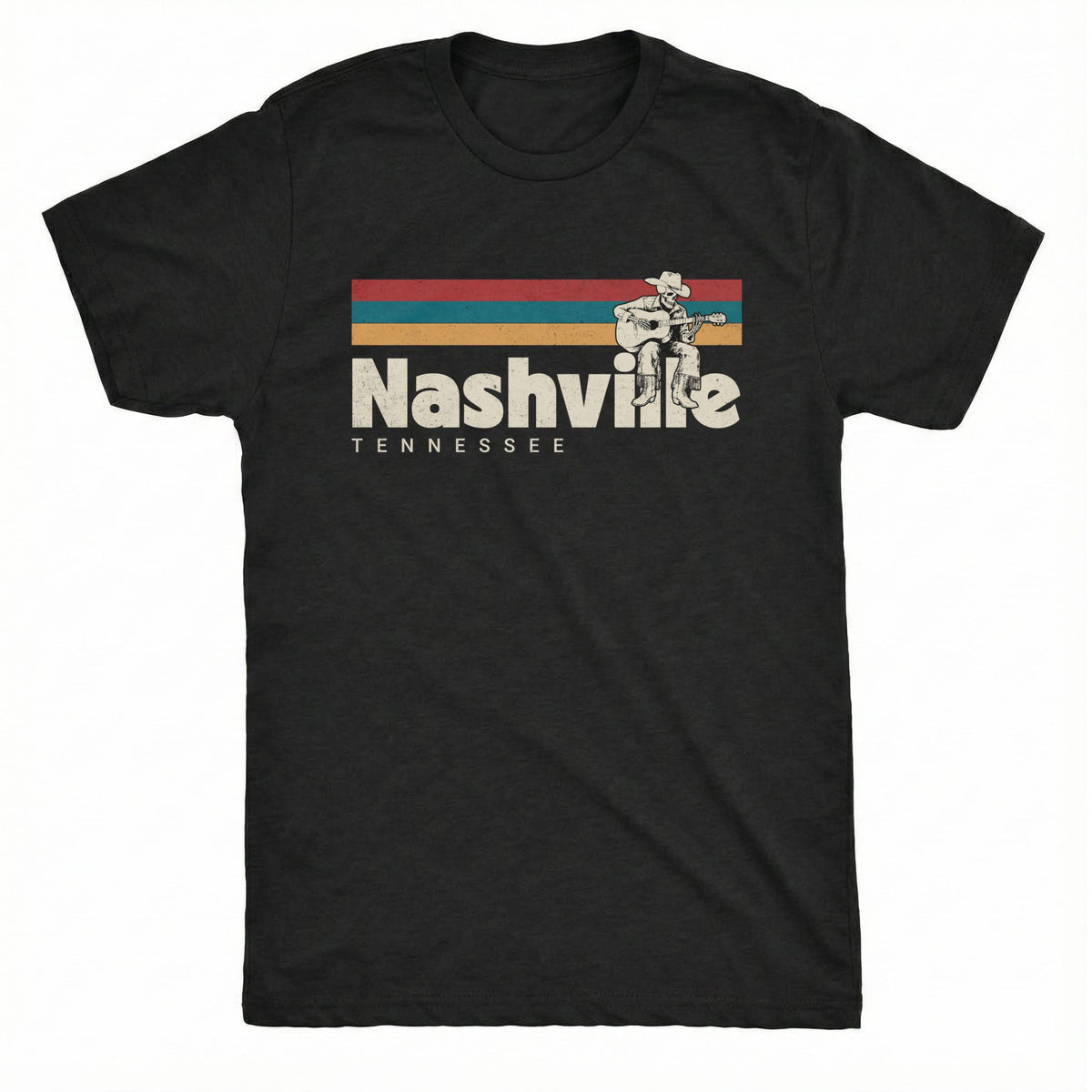 Retro Nashville Tee | Classic Tee black
